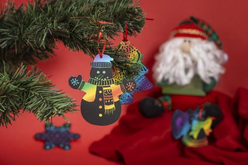 Zestaw zawieszek do zdrapywania DEKOR