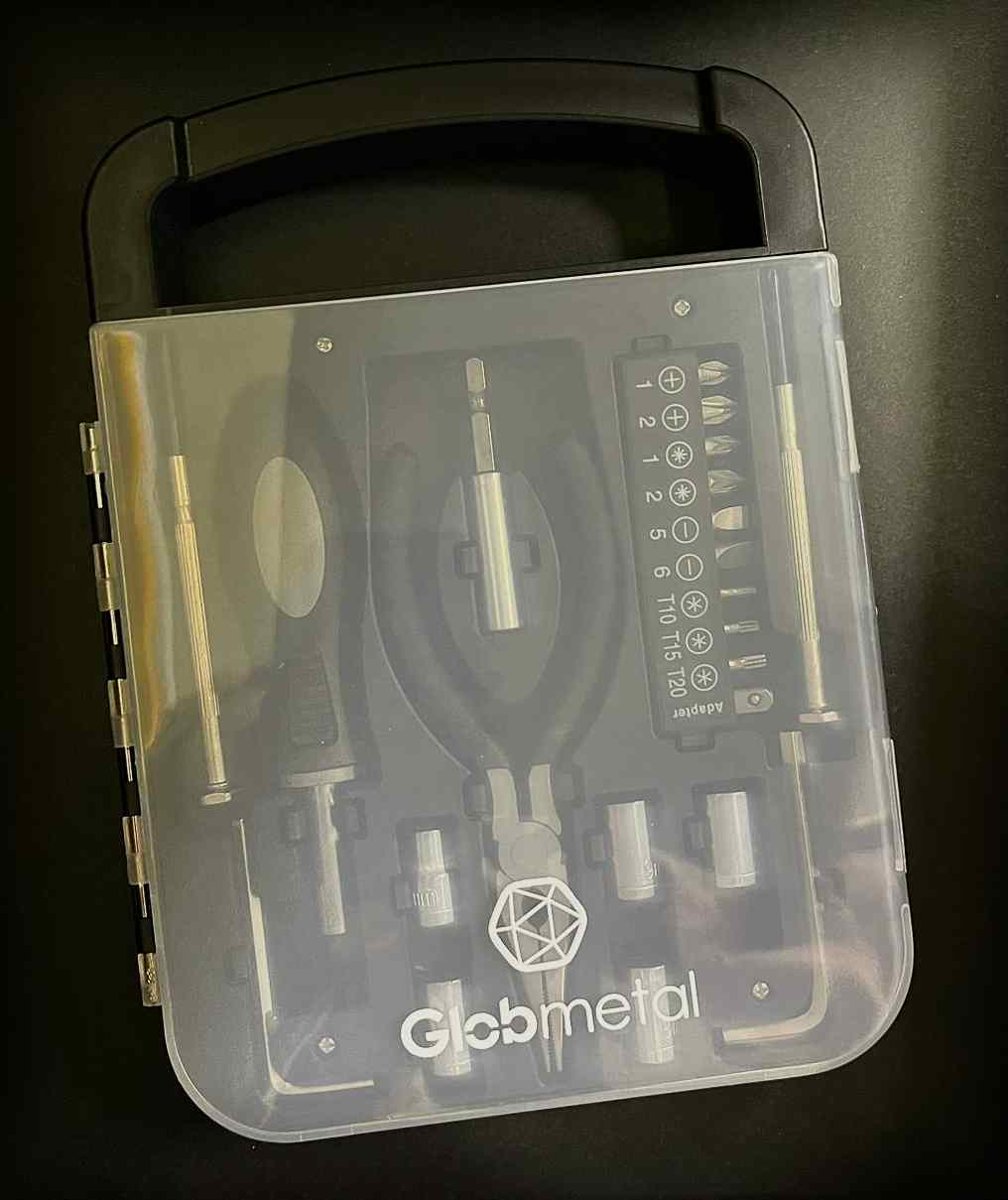 Zestaw narzędzi Hefty, czarny