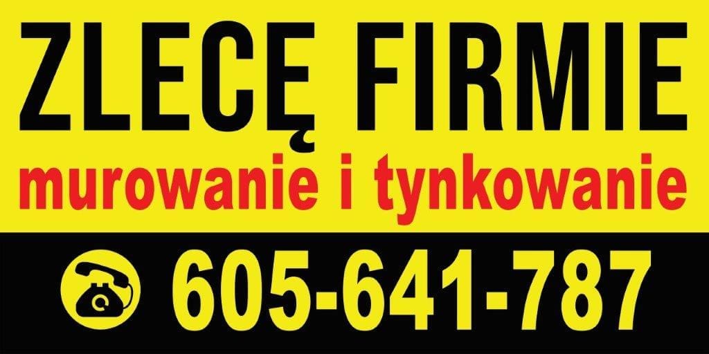 Baner Reklamowy 2 x 1 m -Zlecę firmie- Baner Premium - Mocny !