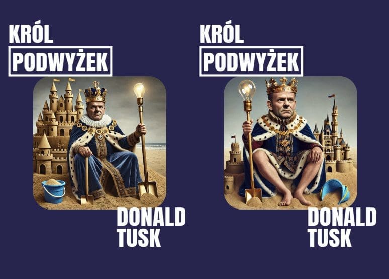 KOSZULKA T-SHIRT Z NADRUKIEM KRÓL PODWYŻEK