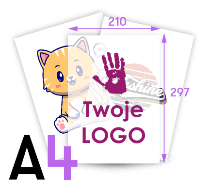 Wydruk nadruki DTF transfer Arkusz A4 - 21 x 29,7 cm