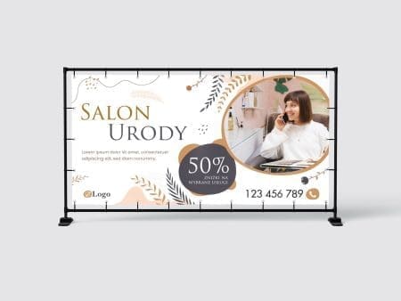 BANER PREMIUM - SALON URODY - 200X100 CM - SUPER JAKOŚĆ!