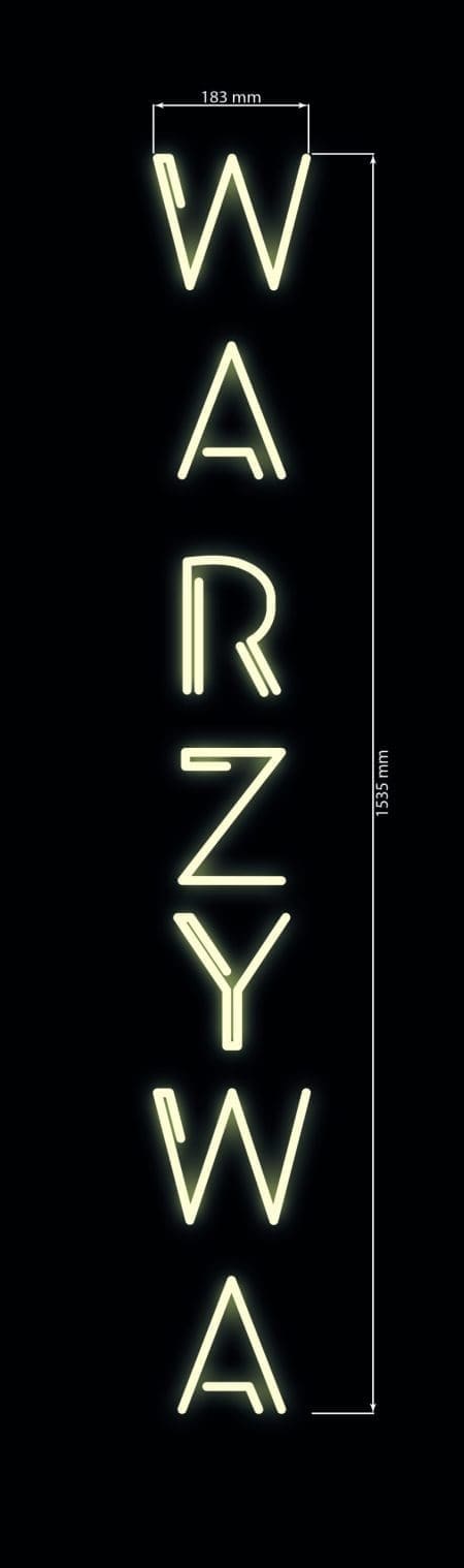 "Warzywa" - Ekskluzywny Neon LED