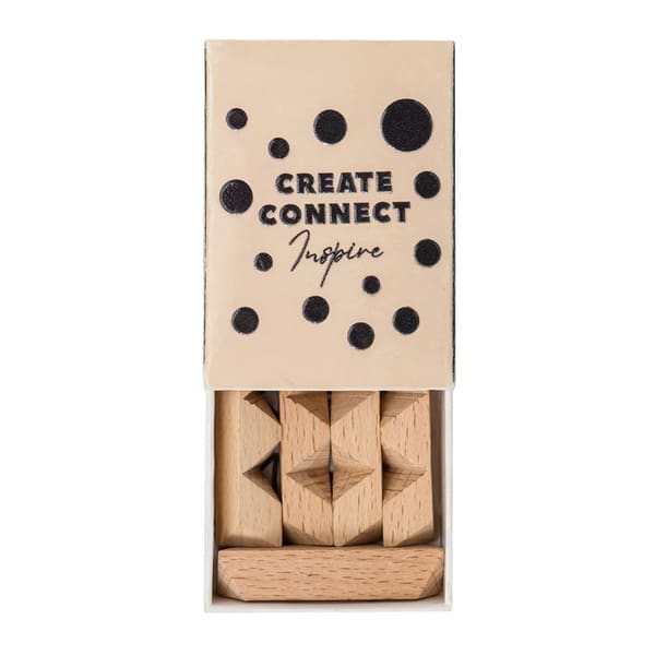 Mini układanka logiczna Brainy, beżowy