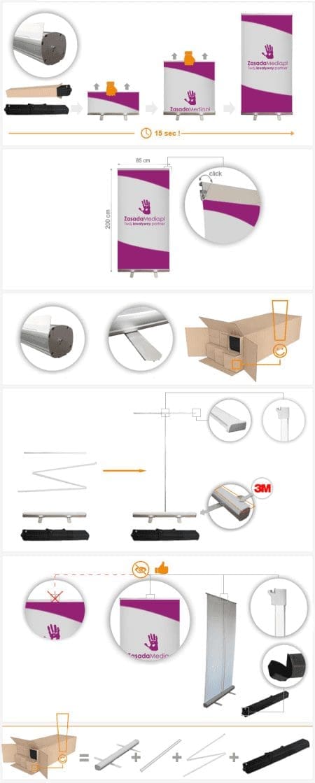 Roll-up Standard (85×200 cm)