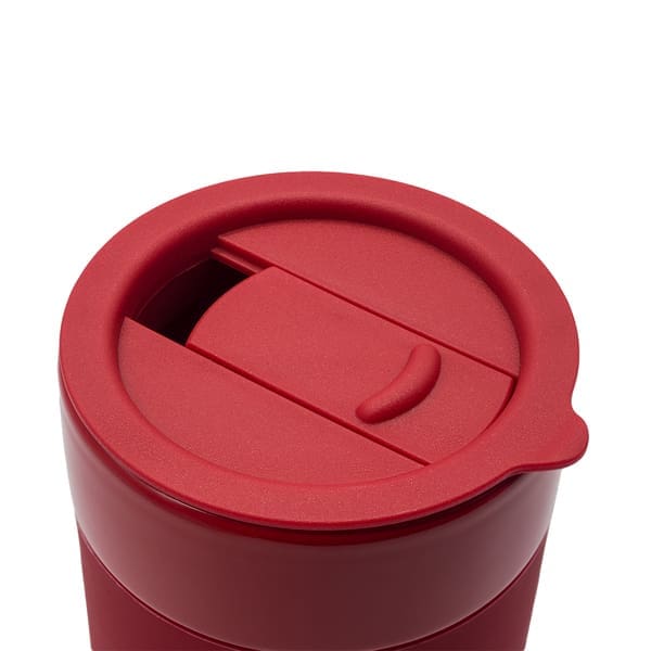 Kubek ceramiczny Caldo 370 ml, czerwony