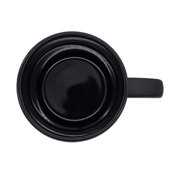 Kubek ceramiczny Esla 345 ml, czarny
