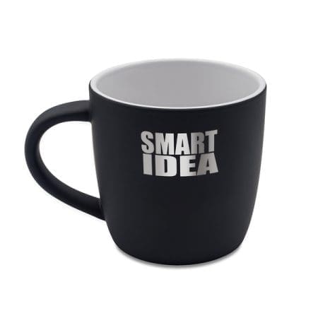 Kubek ceramiczny Esla 345 ml, biały